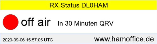 Infotext f�r RX on air