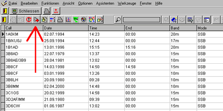 Logbuchexport ADIF